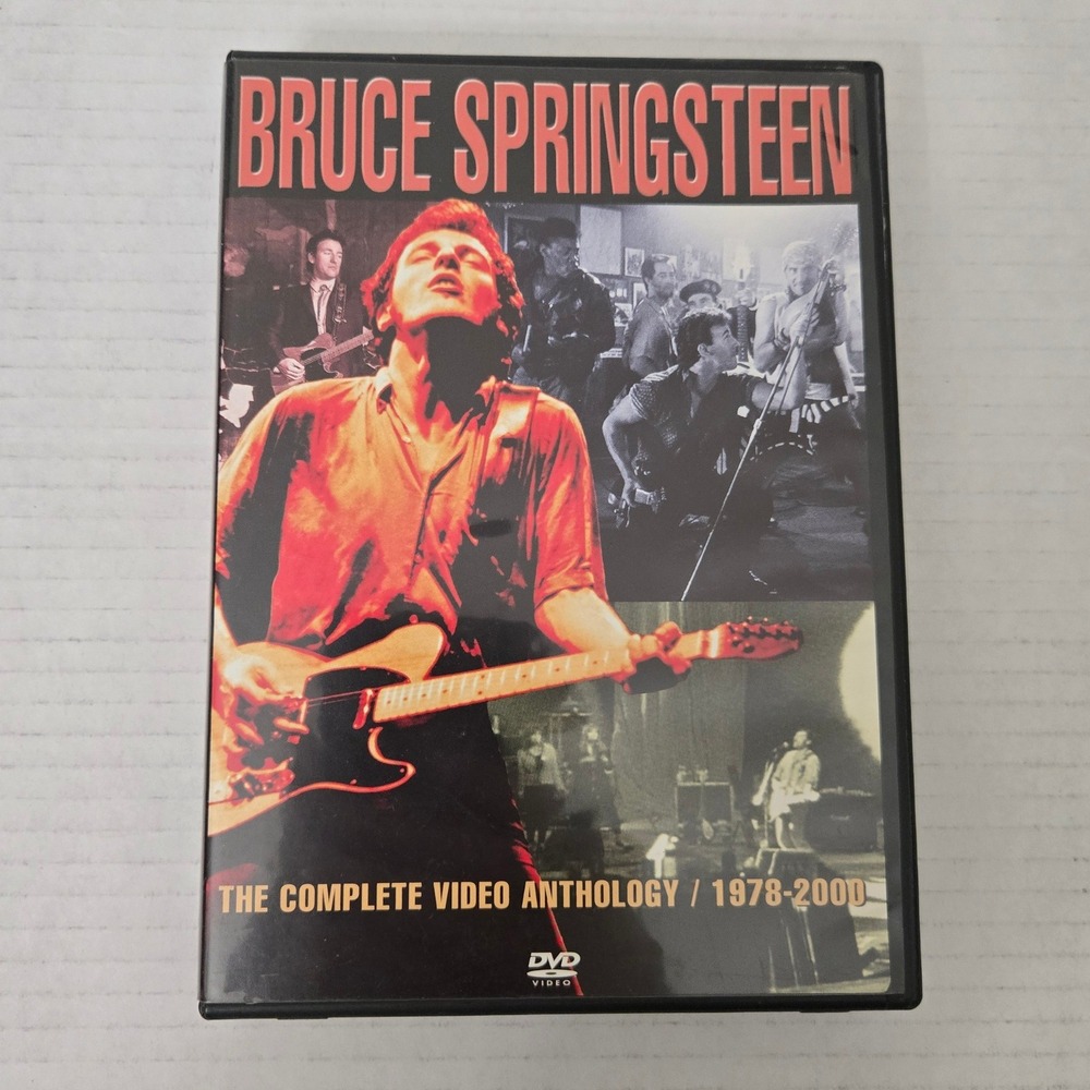 Bruce Springsteen The Complete Video Anthology 1978-2000 DVD Set 2-Disc Black EX
